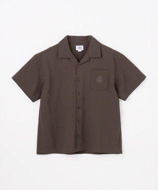 J.PRESS KIDS 【140-170cm】 サッカーシャツ ブラウン