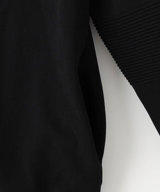 23区GOLF ウォッシャブルでお手入れも楽！【23Fondation/MEN】ニットブルゾン ブラック系