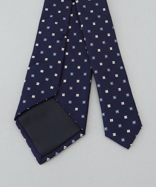 GOTAIRIKU 日本縫製/オリジナル柄【Fermo Fossati】ネクタイ_小紋柄 ネイビー系8
