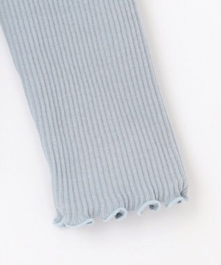 組曲 KIDS 【110-140㎝】リブリボン トップス サックスブルー系