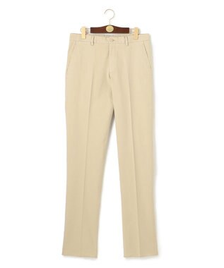 J.PRESS MEN オーガニックコットントリコチンストレッチ スローンパンツ ベージュ系