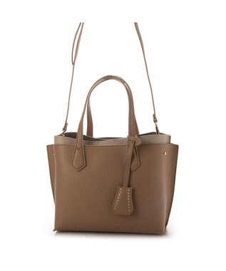 UNBILLION カシュカシュ cachechche / セパレートカラーパーテーショントート オークベージュ