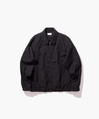 ATON LIGHT TC GABARDINE | ウォッシュドハリントンジャケット - UNISEX BLACK