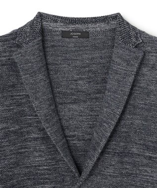 JOSEPH HOMME 【新素材】リンクスツイード　ニットジャケット ネイビー系
