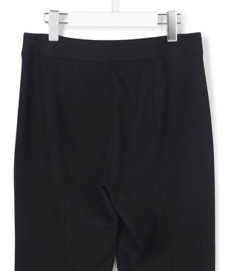 ICB L 【洗える】 ストレッチポンチ レギンスパンツ ブラック系