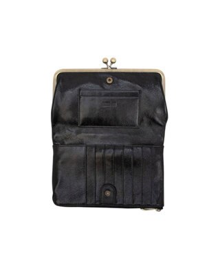 ANNA SUI マチルダ 二つ折り口金長財布 クロ