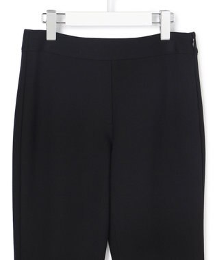 ICB L 【洗える】 ストレッチポンチ レギンスパンツ ブラック系