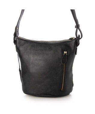 UNBILLION アトランタ ATLANTA / 牛革メッシュバケツショルダー ブラック