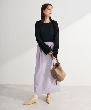 Green Parks 袖フェザードッキングプルオーバー Black