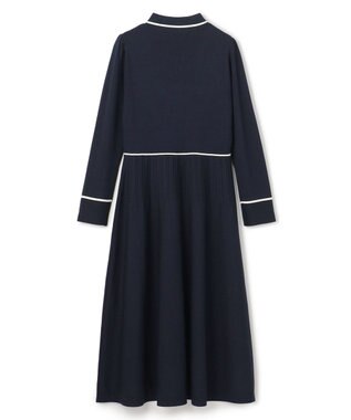 TOCCA BI-COLOR KNIT DRESS ニットドレス ネイビー系