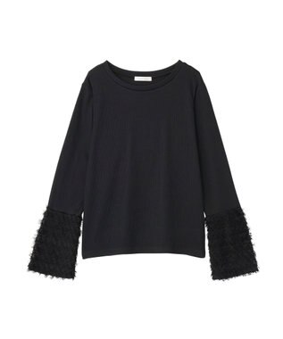 Green Parks 袖フェザードッキングプルオーバー Black