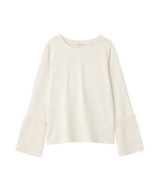 Green Parks 袖フェザードッキングプルオーバー Ecru