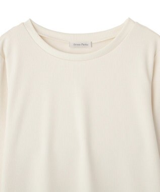 Green Parks 袖フェザードッキングプルオーバー Ecru