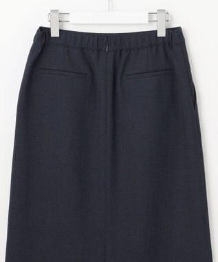 J.PRESS LADIES L Shineシャンブレーツイル スカート ネイビー系