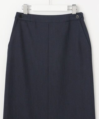 J.PRESS LADIES L Shineシャンブレーツイル スカート ネイビー系