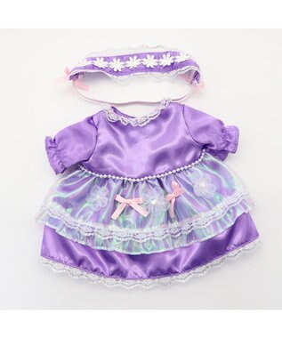 Mother garden マザーガーデン うさももドール 着せ替え用お洋服 《プチプリズムドレス》 紫
