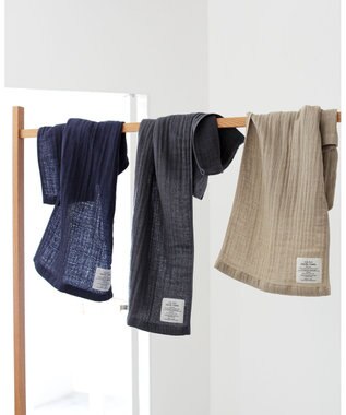 SHINTO TOWEL 【2.5-PLY GAUZE】タオルマフラー Mix Navy