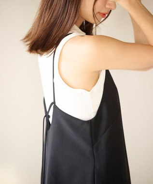 #Newans ナローシルエットワンピース ブラック