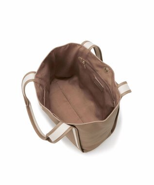 TOPKAPI 【TREASURE TOPKAPI】ソフトシュリンク テープハンドル A4 トート バッグ グレージュ