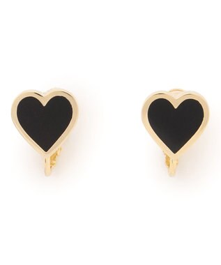 TOCCA WITH HEART EARRINGS イヤリング ブラック系