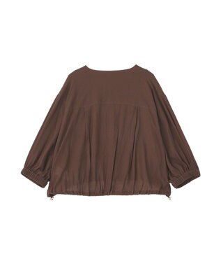 YECCA VECCA ドライタッチシアーブルゾン Brown