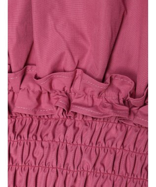 Green Parks シャーリングデザインコルセット風ブラウス Pink