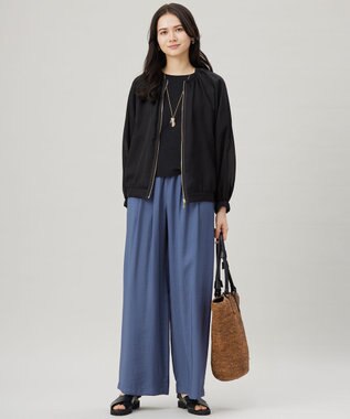 自由区 S 【接触冷感・UVカット・吸水速乾・抗菌防臭・洗える】ハイカウントクロップド丈 Tシャツ ブラック