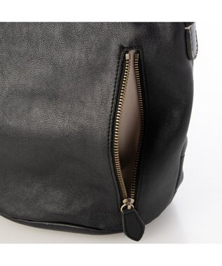 UNBILLION アトランタ ATLANTA / 牛革メッシュバケツショルダー ブラック