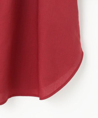 ANY SIS L 【洗える】カットワークエンブロイダリー ブラウス レッド