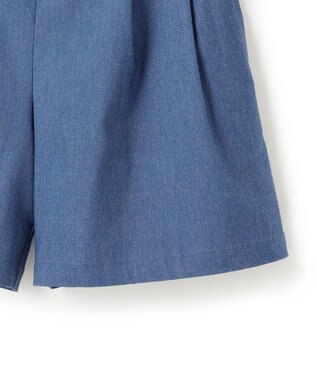 UNFILO 【UNFILO KIDS】デニムキュロット アイスブルー