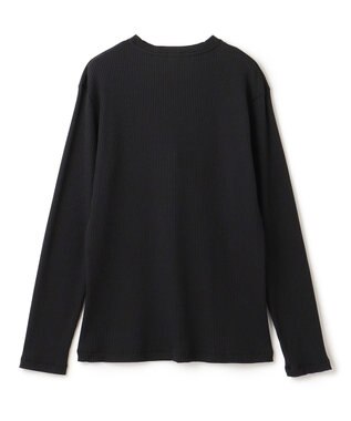 JOSEPH HOMME 【LEON 掲載】テックリブジャージー　Vネックカットソー ブラック系