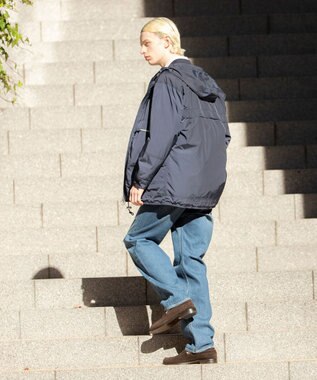 J.PRESS MEN 【撥水 / 機能性抜群 / パッカブル仕様】ナイロンタフタ ウェザーパーカー ネイビー系