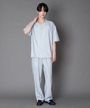 WEGO 【セットアップ対応】TRイージーストレートスラックス ライトグレー