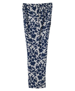 CRAFT STANDARD BOUTIQUE インド綿総柄イージーパンツ Navy