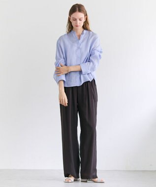 BEIGE， SERAPHIN / ライトシアー イージーワイドパンツ Bordeaux