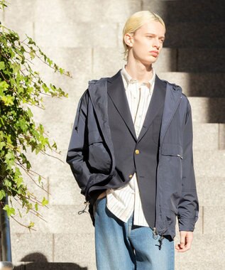 【撥水 / 機能性抜群 / パッカブル仕様】ナイロンタフタ ウェザーパーカー