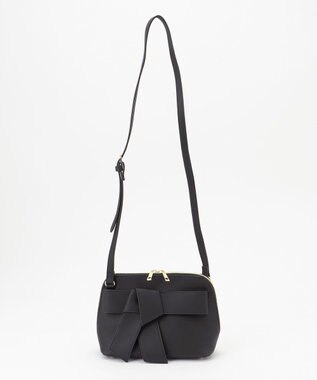 LA BAGAGERIE 【maison vert】【多収納】リボンショルダー ブラック