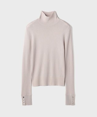 GRACE CONTINENTAL ウールハイゲージニットトップ ベージュ