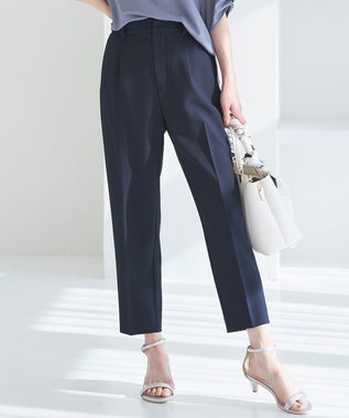 ANY SIS S 【UVカット / 接触冷感 / 吸水速乾】スマートビューティストレッチ テーパード パンツ ネイビー