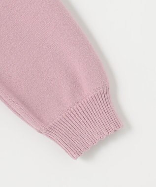 ANY KIDS 首フリルしあわせタッチニット ピンク