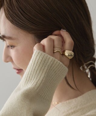 AMERICAN HOLIC プランプ３ｓｅｔリング Gold