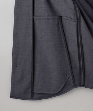 GOTAIRIKU カジュアルセットアップ対応【洗える/ストレッチ】YUNSA シャツアウター グレー系