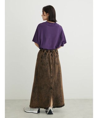 Green Parks ブロックロゴオーバーサイズＴシャツ Purple