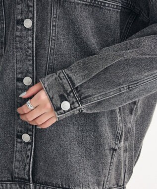 Green Parks ＢＩＧシルエットＧジャン Black