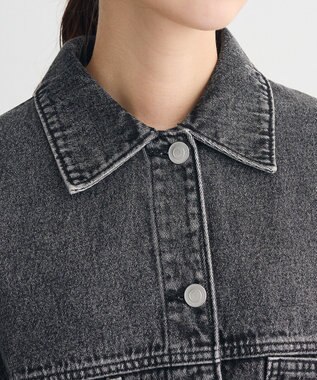 Green Parks ＢＩＧシルエットＧジャン Black