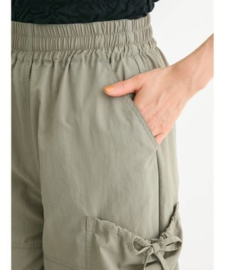 Green Parks ・ＥＬＥＮＣＡＲＥ　ＤＵＥリボンポケットカーゴパンツ Light Khaki