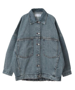 Green Parks ＢＩＧシルエットＧジャン Sax