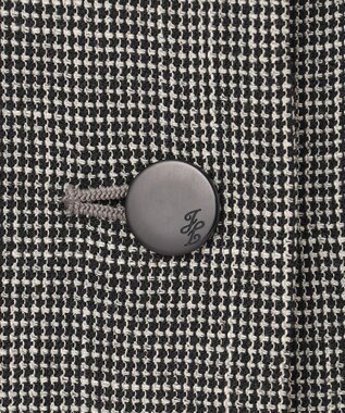 自由区 【洗える】ライトカラミミドル丈 ジレ モノトーン