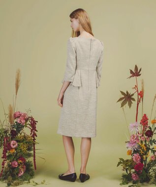 TOCCA 【WEB限定カラーあり・洗える・消臭】FLAPFLAP ドレス スモーキーグリーン系