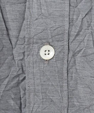 JOSEPH HOMME 【新素材】ランダムプリーツワッシャー　レギュラーカラー半袖シャツ ライトグレー系